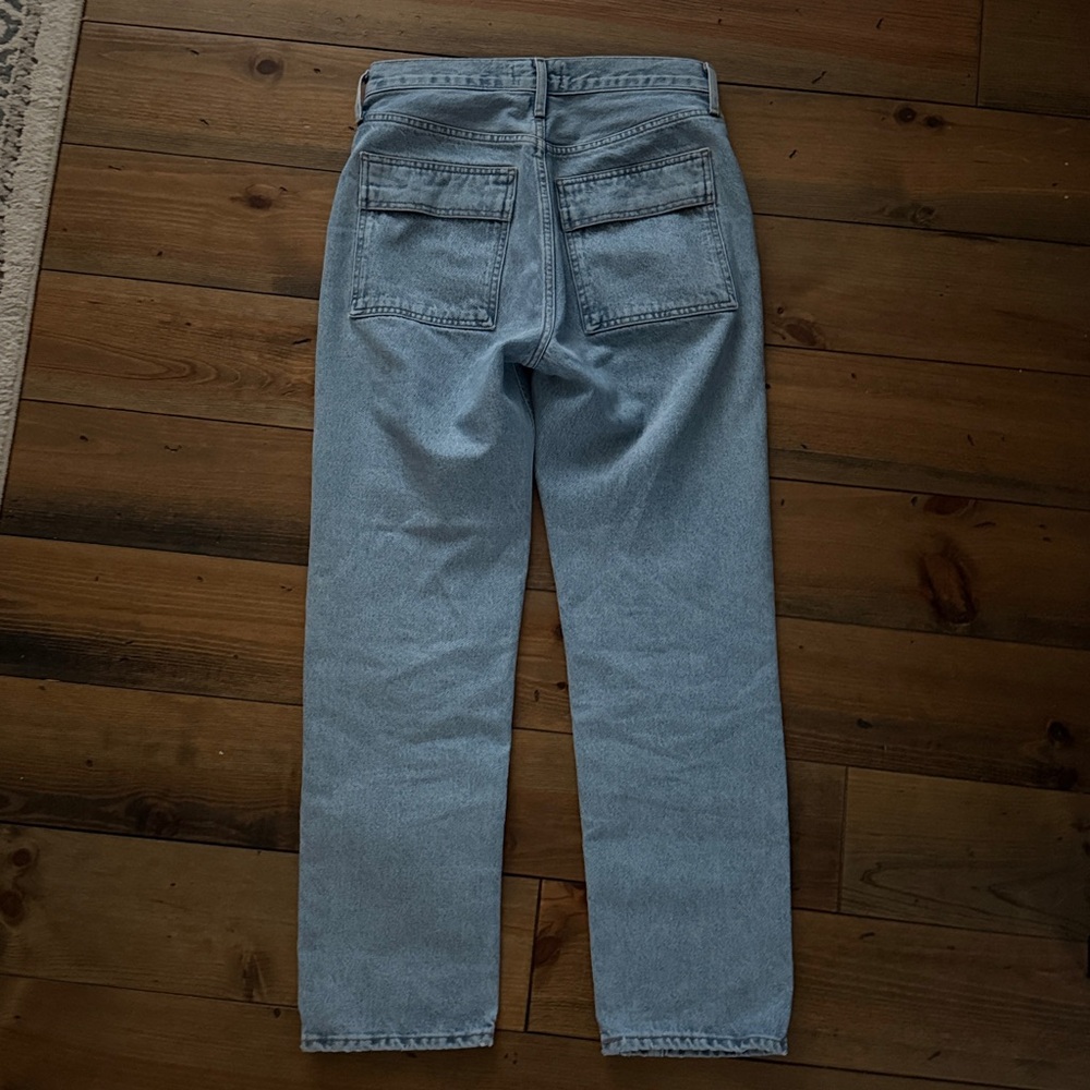 Agolde Revolve Cooper Cargo Jeans In Rack Color High Rise Womens 26 - Picture 2 of 4